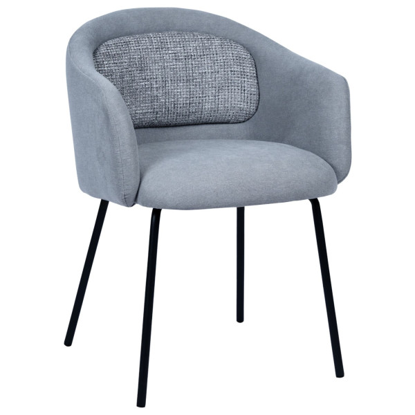Стул Vetro Mebel M-242 Туманный серый/черный-0