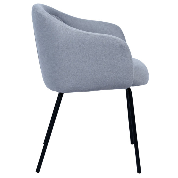 Стул Vetro Mebel M-242 Туманный серый/черный-2