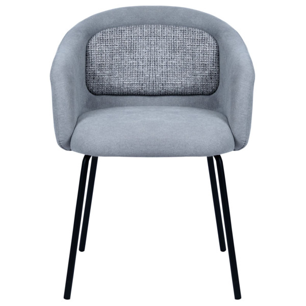 Стул Vetro Mebel M-242 Туманный серый/черный-1