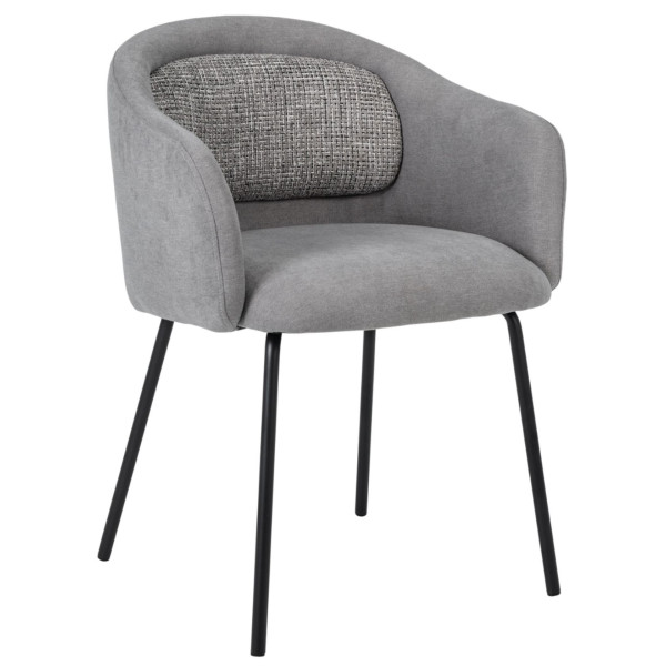 Стул Vetro Mebel M-242 Туманный серый/черный-0
