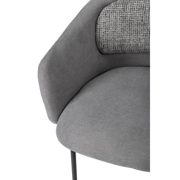 Стул Vetro Mebel M-242 Туманный серый/черный-6