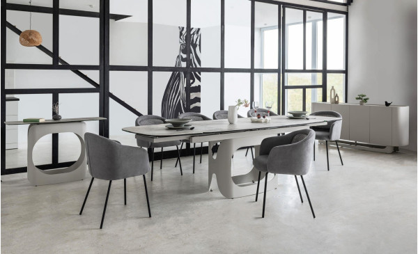 Стул Vetro Mebel M-242 Туманный серый/черный-16