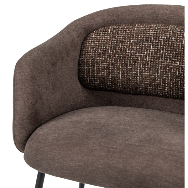 Стул Vetro Mebel M-242 Шоколадный/черный-5