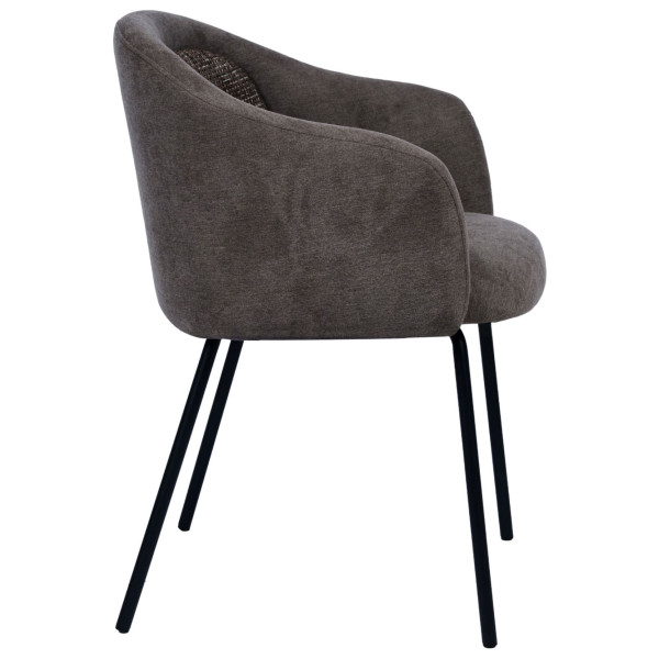 Стул Vetro Mebel M-242 Шоколадный/черный-2