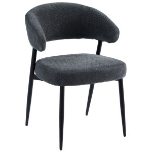 Стул Vetro Mebel M-245 Графитовый/черный ткань