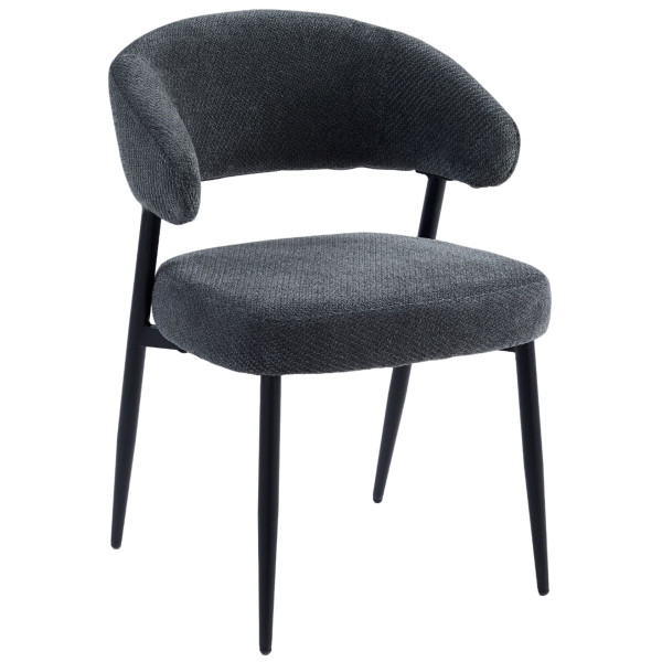 Стул Vetro Mebel M-245 Графитовый/черный ткань-0