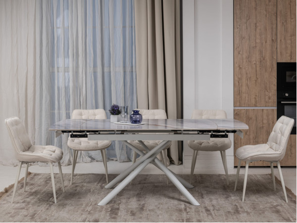 Стул Vetro Mebel M-78 Айвори букле/ айвори-6