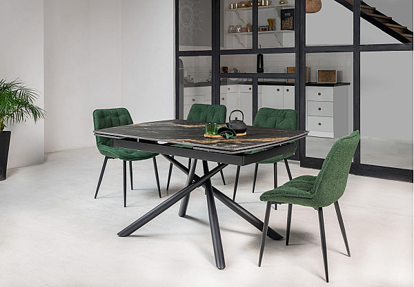 Стул Vetro Mebel M-78 Лесной букле / черный-6