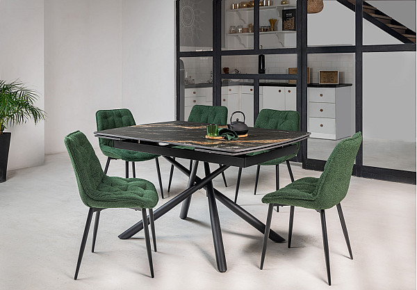 Стул Vetro Mebel M-78 Лесной букле / черный-7