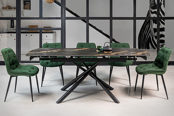 Стул Vetro Mebel M-78 Лесной букле / черный-8