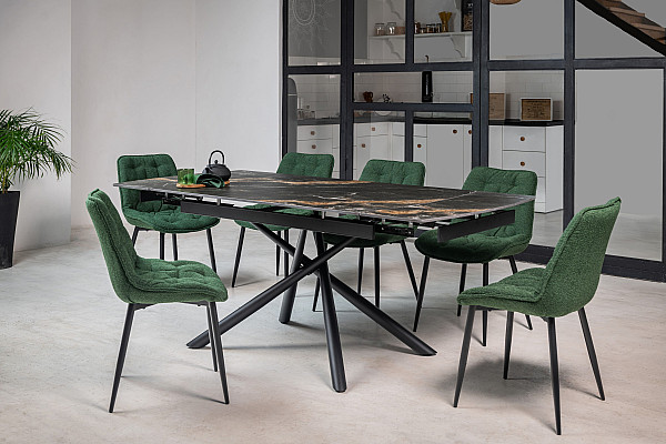 Стул Vetro Mebel M-78 Лесной букле / черный-9