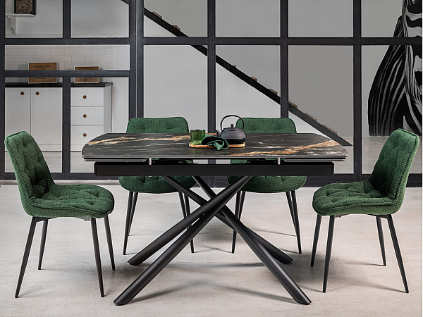 Стул Vetro Mebel M-78 Лесной букле / черный-10