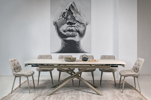 Стул Vetro Mebel M-78 Марципан букле / капучино-9