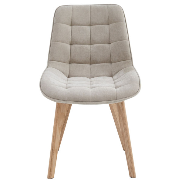 Стілець Vetro Mebel M-79 Бежевий льон/натуральний каучук-1