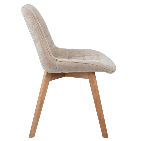 Стілець Vetro Mebel M-79 Бежевий льон/натуральний каучук-4