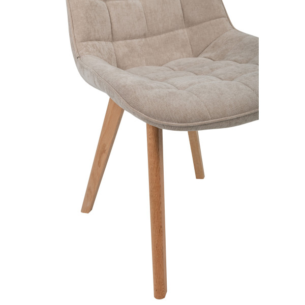 Стілець Vetro Mebel M-79 Бежевий льон/натуральний каучук-8