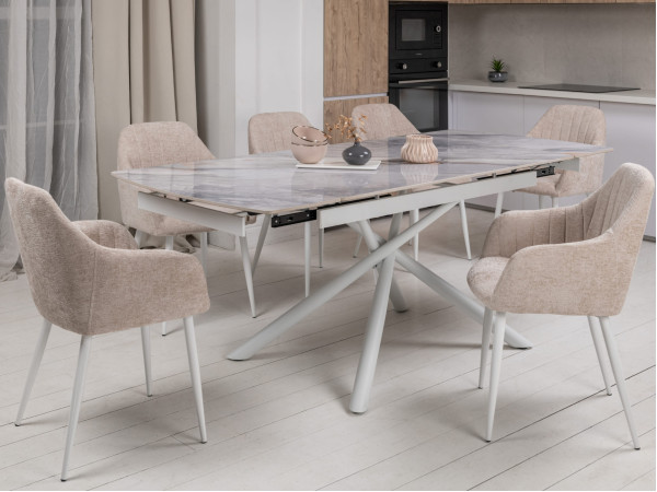 Стілець Vetro Mebel M-95 Екрю білий-6