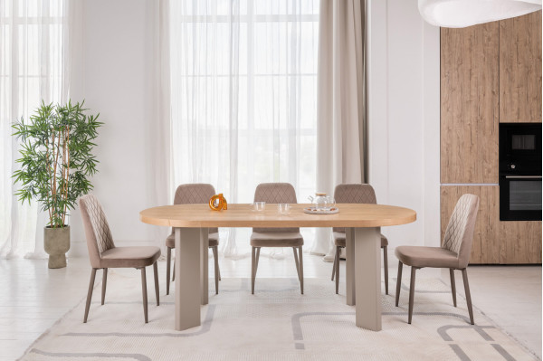 Стул Vetro Mebel N-44 Капучино велюр-1