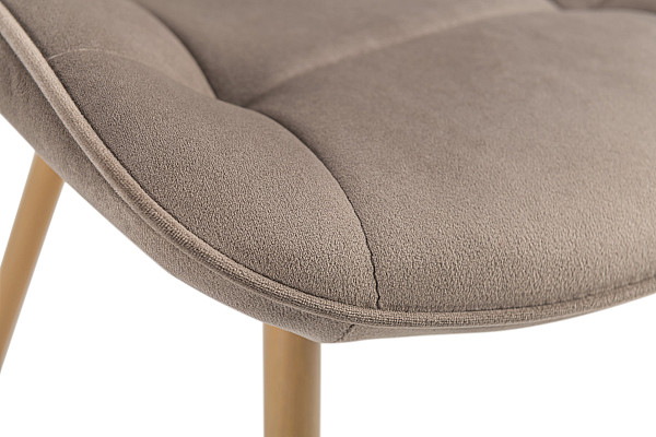 Стул Vetro Mebel N-45 Капучино велюр/дуб-11