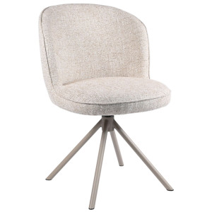 Стілець поворотний Vetro Mebel R-160 Френч ваніль/капучіно