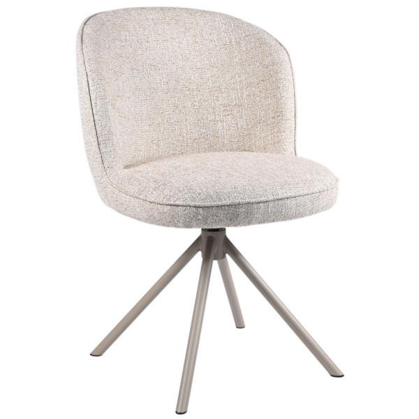 Стілець поворотний Vetro Mebel R-160 Френч ваніль/капучіно-0