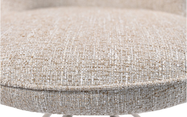 Стілець поворотний Vetro Mebel R-160 Френч ваніль/капучіно-17