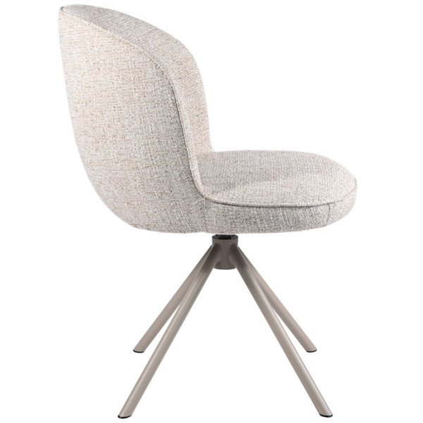 Стілець поворотний Vetro Mebel R-160 Френч ваніль/капучіно-13