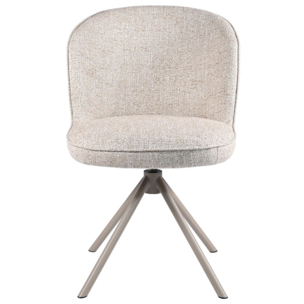 Стілець поворотний Vetro Mebel R-160 Френч ваніль/капучіно-12