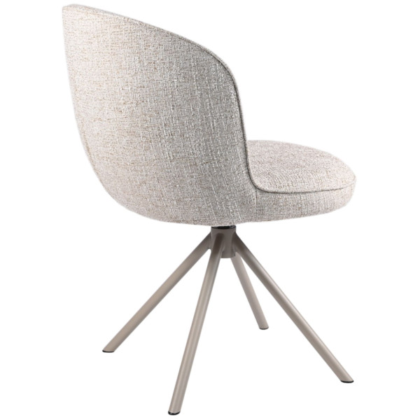 Стілець поворотний Vetro Mebel R-160 Френч ваніль/капучіно-14