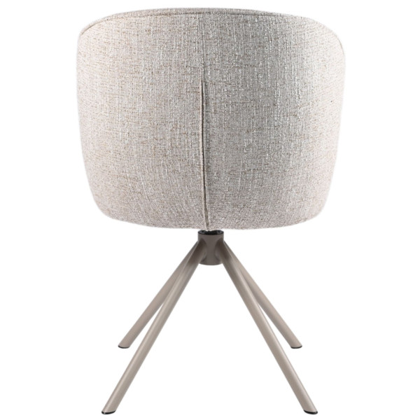 Стілець поворотний Vetro Mebel R-160 Френч ваніль/капучіно-15