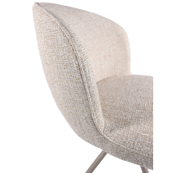 Стілець поворотний Vetro Mebel R-160 Френч ваніль/капучіно-20