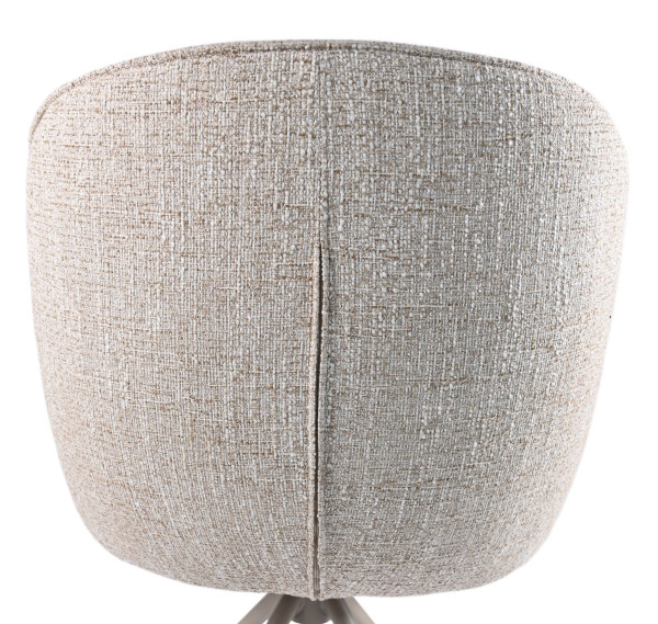 Стілець поворотний Vetro Mebel R-160 Френч ваніль/капучіно-21