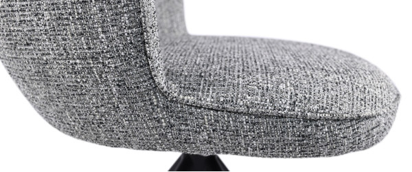 Стул поворотный Vetro Mebel R-160 Графитовый/черный-17