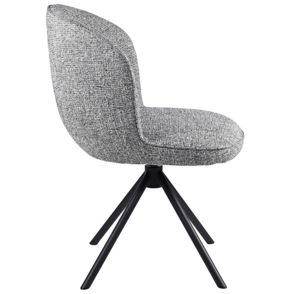 Стул поворотный Vetro Mebel R-160 Графитовый/черный-11