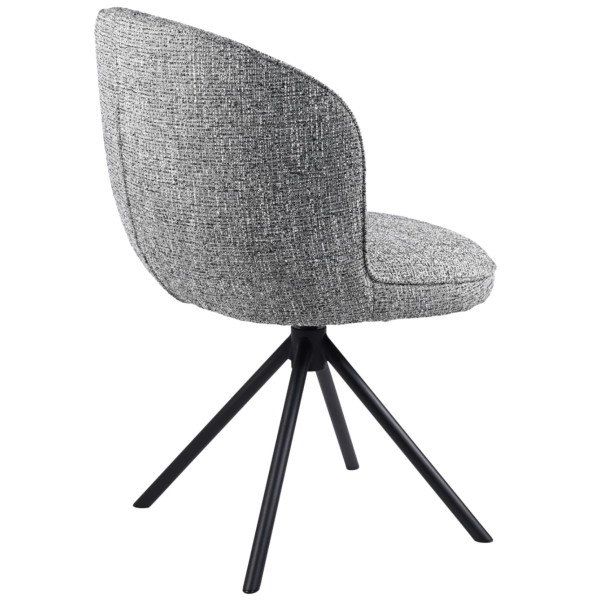 Стул поворотный Vetro Mebel R-160 Графитовый/черный-12
