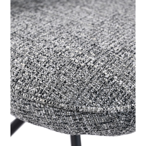 Стул поворотный Vetro Mebel R-160 Графитовый/черный-16