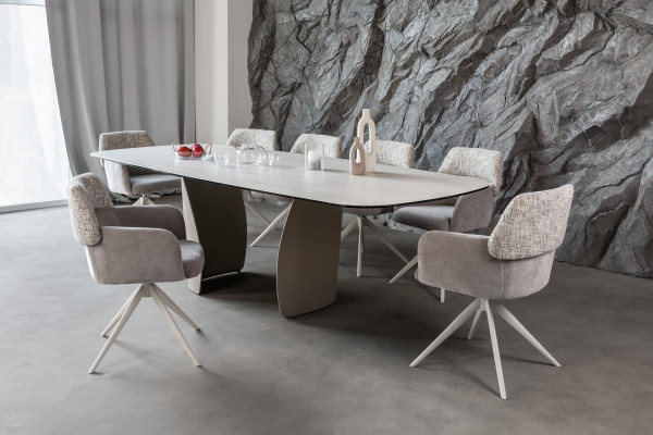 Стул поворотный Vetro Mebel R-165 Прованс/белый-4