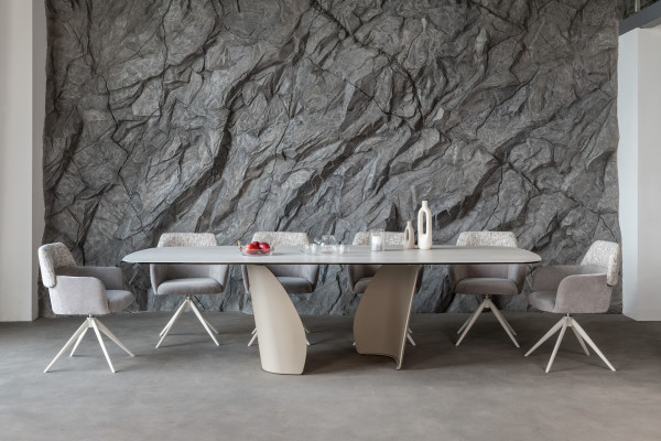 Стул поворотный Vetro Mebel R-165 Прованс/белый-1