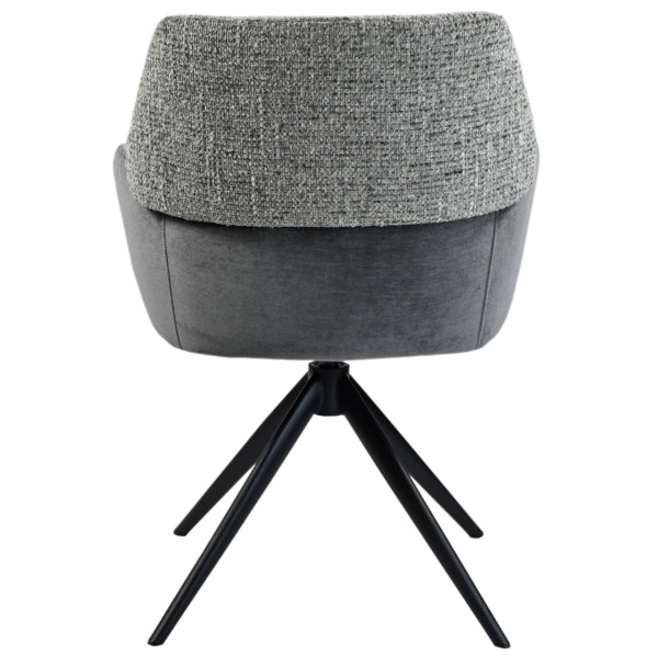 Стул поворотный Vetro Mebel R-165 Пепельный/черный-14