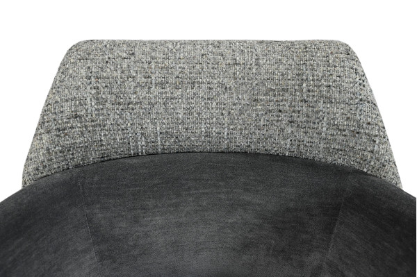 Стул поворотный Vetro Mebel R-165 Пепельный/черный-15