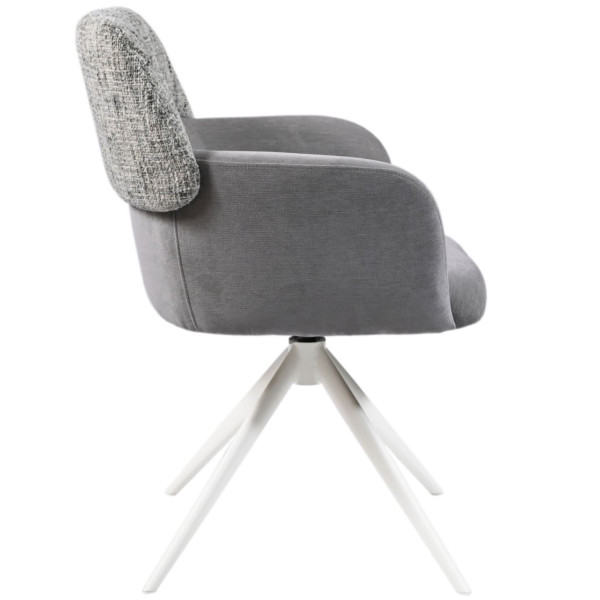 Стул поворотный Vetro Mebel R-165 Прованс/белый-6