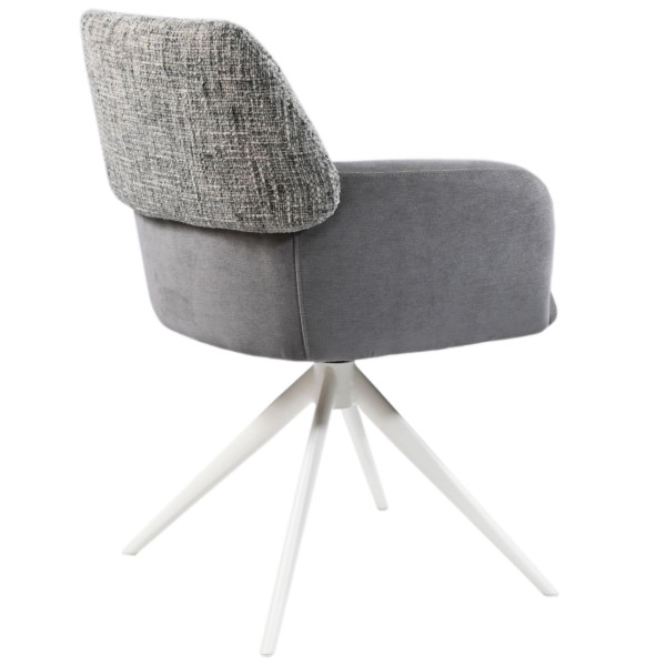 Стул поворотный Vetro Mebel R-165 Прованс/белый-7