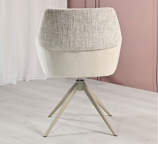 Стілець поворотний Vetro Mebel R-165 Тофу/капучіно-9