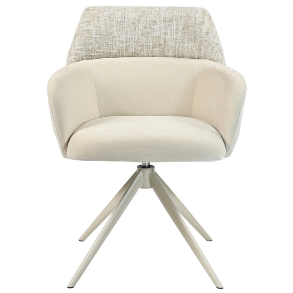 Стілець поворотний Vetro Mebel R-165 Тофу/капучіно-10