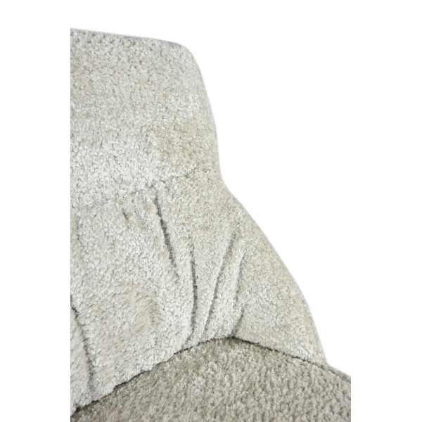 Стул поворотный Vetro Mebel R-168 Жемчужный нюд/белый-14