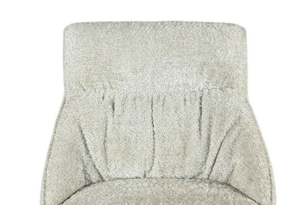 Стул поворотный Vetro Mebel R-168 Жемчужный нюд/белый-13