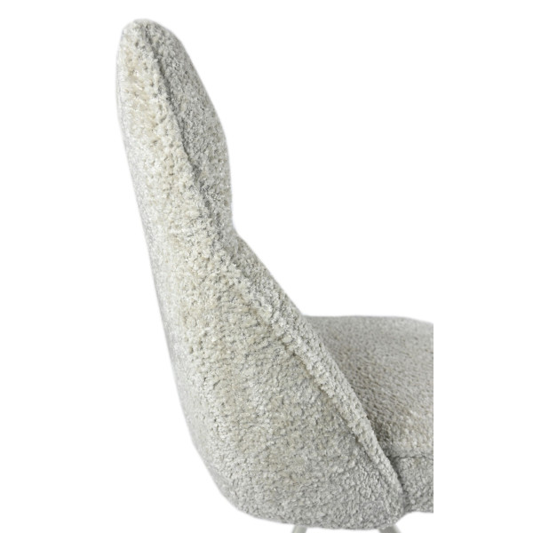 Стул поворотный Vetro Mebel R-168 Жемчужный нюд/белый-18