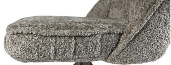 Стілець поворотний Vetro Mebel R-168 Перлинний тауп/капучіно-14