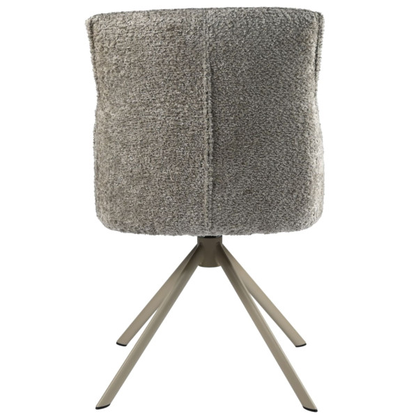 Стілець поворотний Vetro Mebel R-168 Перлинний тауп/капучіно-11