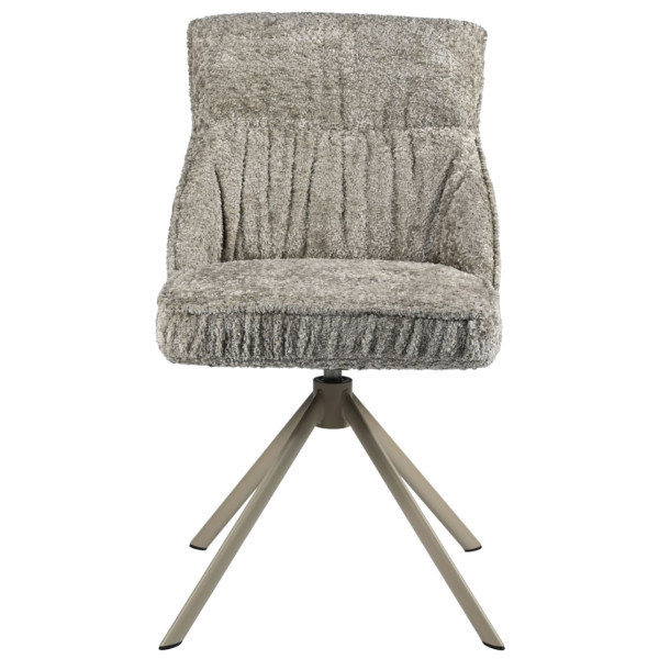 Стілець поворотний Vetro Mebel R-168 Перлинний тауп/капучіно-8